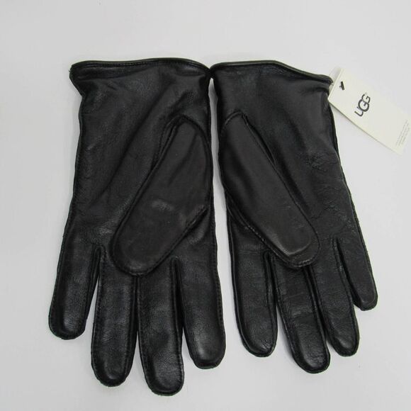 UGG Men's Metisse Tabbed Vent Tech Gloves Black L - Picture 3 of 5